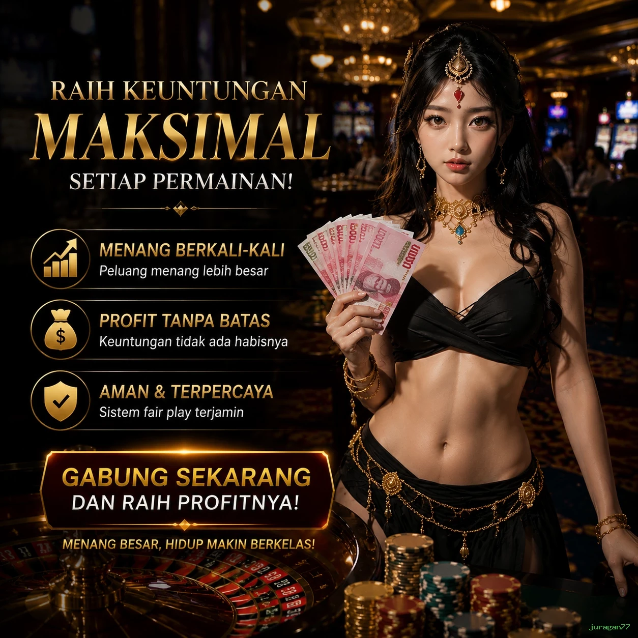 Ikon aplikasi juragan77 resmi